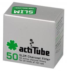 4 Packungen (200 Filter) actiTube Aktivkohlefilter Extra-Slim, 6 mm  Durchmesser