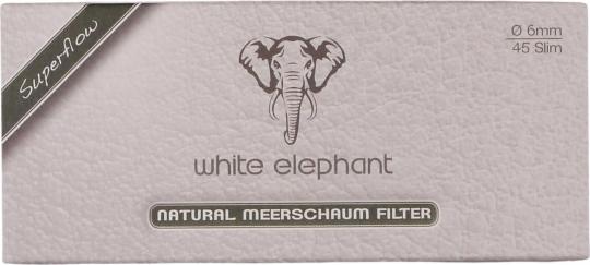 White Elephant Natur Meerschaumfilter 6mm 