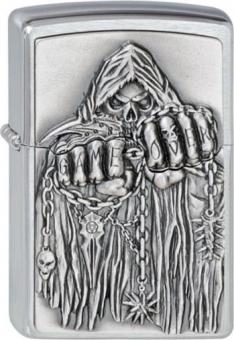 Original ZIPPO chrome Plakette "Prisoner of.." 