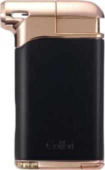 COLIBRI Pfeifenfeuerzeug "Pacific II" schwarz/rosegold 