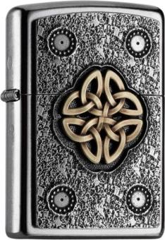 Original ZIPPO streetchrom Plakette TT "Celtic" 