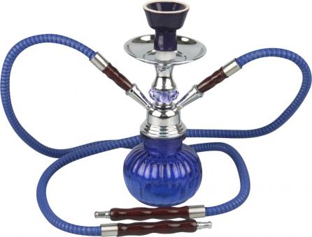 Modern-Shisha "AMSET" blau 