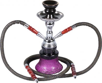 Modern-Shisha Wasserpfeife "Sethos" lila 2er 