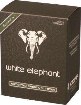 White Elephant Aktivkohlefilter Superflow  150 Stück 