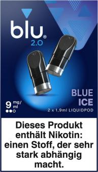 blu 2.0 Podpack 1,9ml Blue Ice 9mg/ml Nikotin 2er 