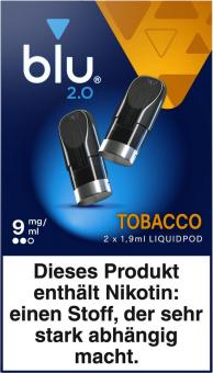 blu 2.0 Podpack 1,9ml Tobacco 9mg/ml Nikotin 2er 