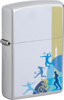 ZIPPO satin finish color "Sports Players" 60007154 