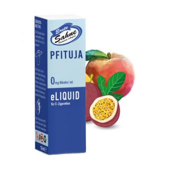 Erste Sahne "PFITUJA" Deutsches E-Zigaretten Liquid 10 ml 