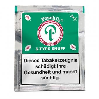 Pöschl's Spearmint Snuff Tüte 