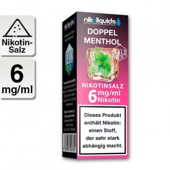 E-Liquid Nikotinsalz NIKOLIQUIDS Doppel Menthol 