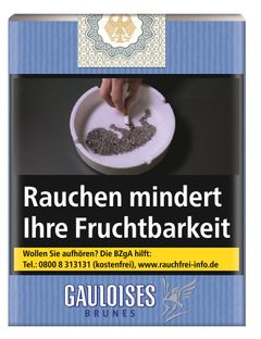 Gauloises Brunes ohne Filter Zigaretten 