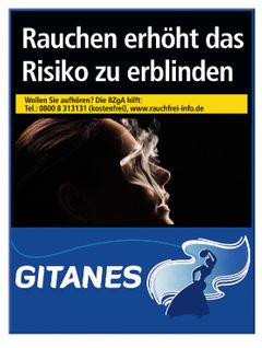 Gitanes ohne Filter Zigaretten 