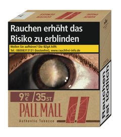 Pall Mall Authentic Red Super Zigaretten 