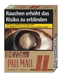 Pall Mall Authentic Red XXL Zigaretten 