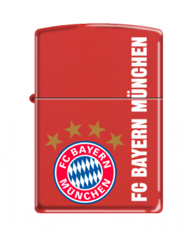 Zippo FC Bayern rot matt Druck 