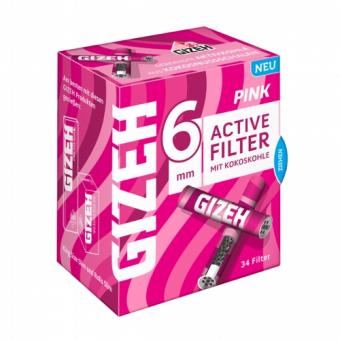 Gizeh Pink Active Kohlefilter 6mm 