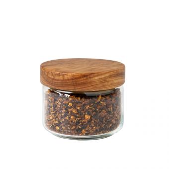 Tabakropf Glas/Zebrano für 100 g 