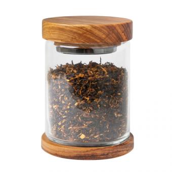 Tabakropf Glas/Zebrano für 200 g 