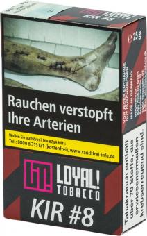 WP-Tabak Loyal "KIR #8" 25gr-Packung Kirsche 