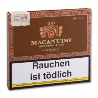 Macanudo Maduro Ascot 