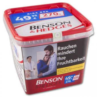 BENSON & HEDGES Volumen Red Giga Box 