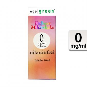 ego green "Erdbeer Milchshake" - eLiquid 