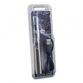 E-Zigarette SILVERCIG im BLISTER silber 650 mAh Micro USB-Anschluss 