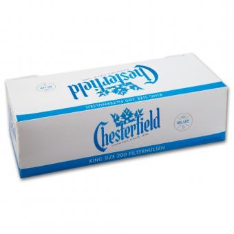 Chesterfield Blue Hülsen King Size 