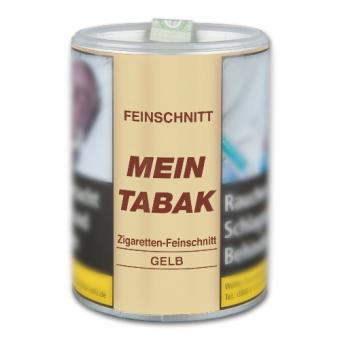 Mein Tabak Zigaretten Feinschnitt Gelb 180g 