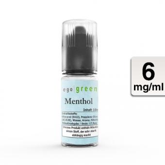 ego green "Menthol" - eLiquid 10 ml 