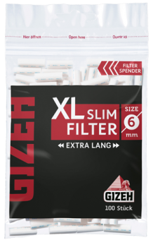 Gizeh Black XL Slim Filter 