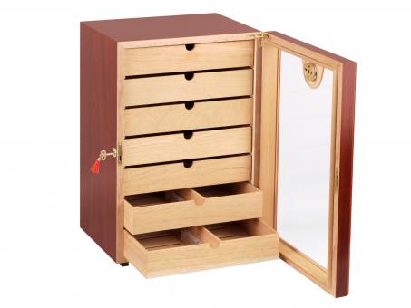 Humidor-Schrank mit Acryltüre für ca. 150 Cigarren 