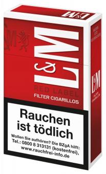 L&M Filter Cigarillos Tobacco Red Label 