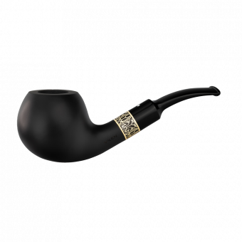 Vauen Jay 142 schwarz, glatt Pfeife 