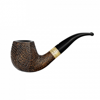 Vauen Jay 506 dunkelbraun, sandgestrahlt  Pfeife 