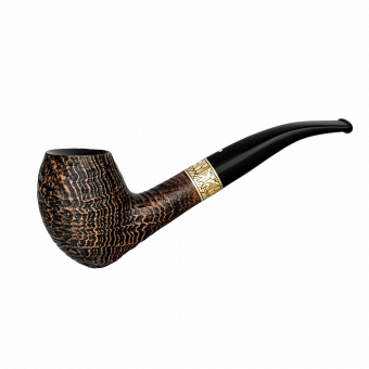 Vauen Jay 541 dunkelbraun, sandgestrahlt  Pfeife 