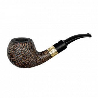 Vauen Jay 542 dunkelbraun, sandgestrahlt  Pfeife 
