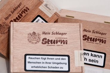Sturm Hausmarke Mein Schlager sumatra Zigarrillos 