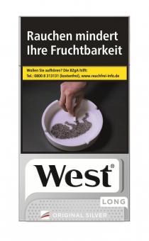 West Silver Long Zigaretten 