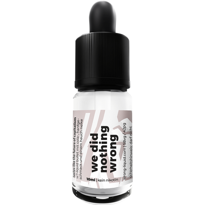 we did nothing wrong CBD bullet von wrong liquids 150 mg CBD nikotinfrei