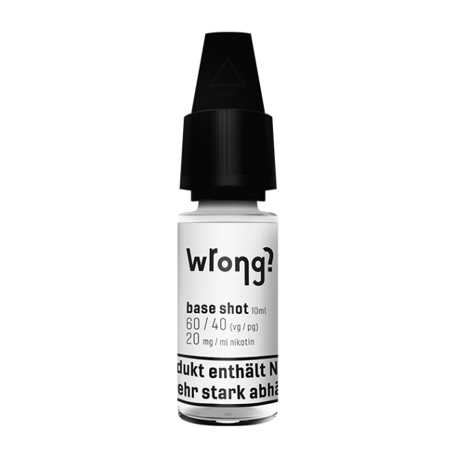 w?-base nikotin-shot (20mg/ml) von wrong