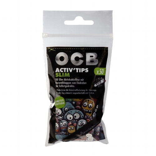 OCB Activ Tips Slim 7mm Limited Edition