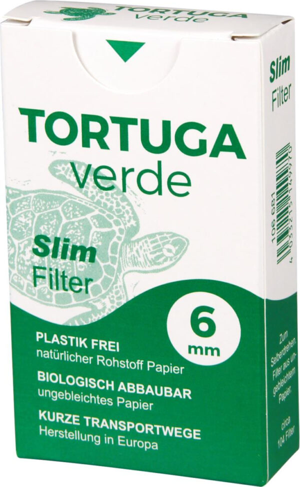 ortuga verde Drehfilter Slim