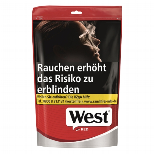 West Volume Tobacco Red ZIP-Beutel 100g