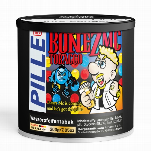 187  Strassenbande Tobacco Pille (Apfel, Honigmelone, Kirsche, Kiwi, Menthol)