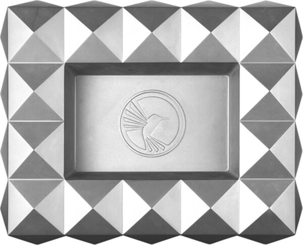 COLIBRI Zigarrenascher Metall Quasar"silber metallic"