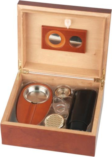 Humidor-Set Rosenholz" für ca. 40 Cigarren"