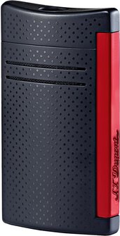 DUPONT MAXIJET schwarz matt/rot 020160N Jet Feuerzeug nicht gefüllt