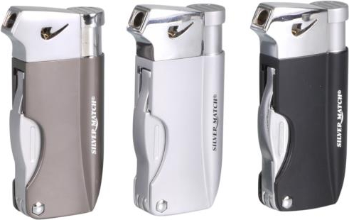 Silver Match Pfeifen-Feuerzeug Piezo Bayswater""