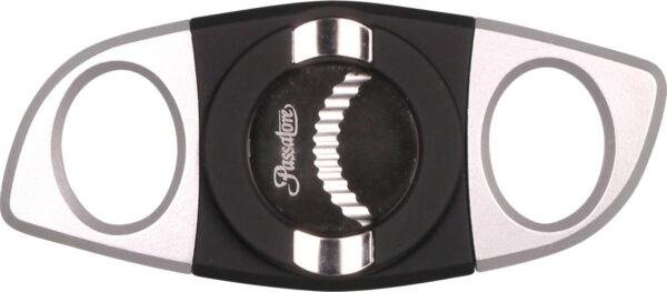 Passatore Zigarrenabschneider Kunststoff Rubber schwarz/silber